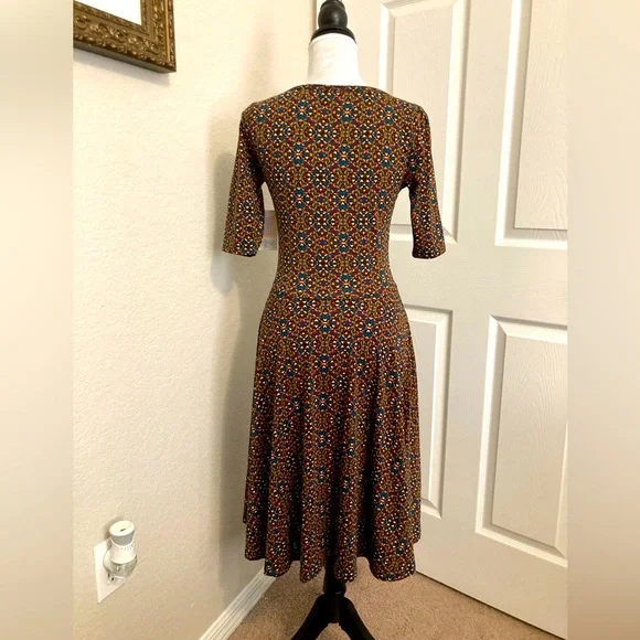 LulaRoe midi dress size S - Picture 2 of 6